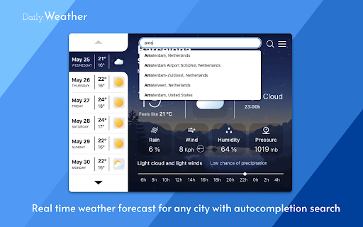 Daily Weather Forecast screenshot