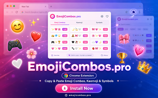 Emoji Combos | 🫶🏻🌷💕🎀🌸 Copy & Paste screenshot