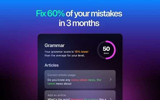 Fluently: AI-powered English tutor screenshot