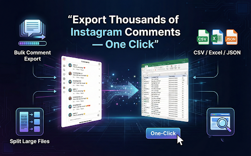 IGGET - Instagram Comment Exporter screenshot