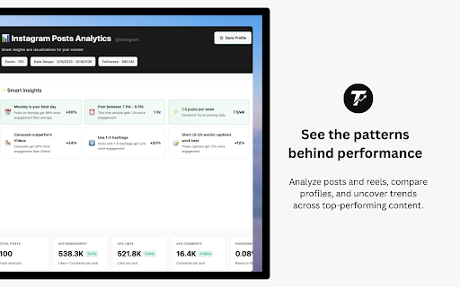 Trendlyst – Content Sorter, Analytics & Downloader for Instagram screenshot