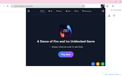 A Dance of Fire and Ice Unblocked Game screenshot