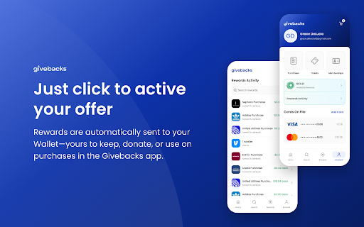 Givebacks Rewards screenshot