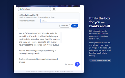 Prompt Architect for NotebookLM screenshot