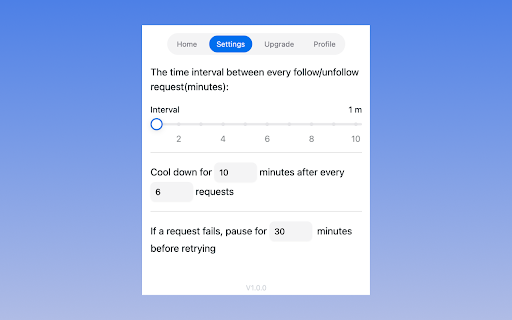 Twitter Auto Follower - Auto Follow / Unfollow screenshot