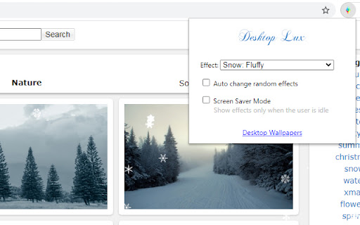 Desktop Lux: Effects screenshot