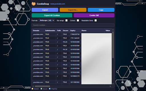 CookieSnap screenshot