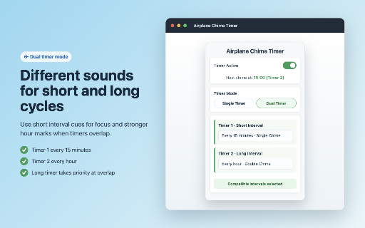 Airplane Chime Timer screenshot