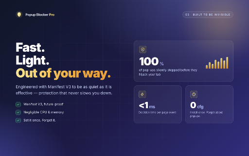 Popup Blocker Pro screenshot