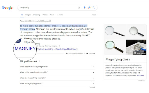 Magnifying Glass For Reading screenshot