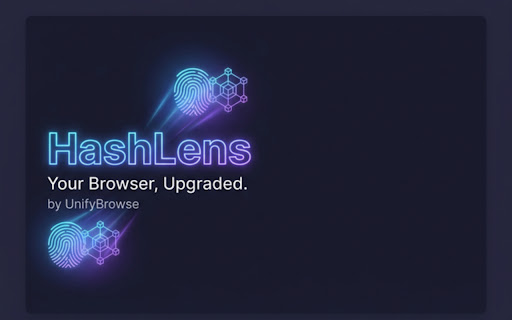 HashLens – Identify, Generate & Verify Hashes by UnifyBrowse screenshot