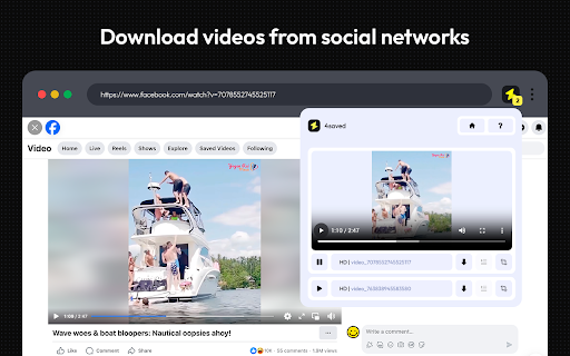 Video Downloader for Chrome - M3U8 Video Downloader | 4saved screenshot
