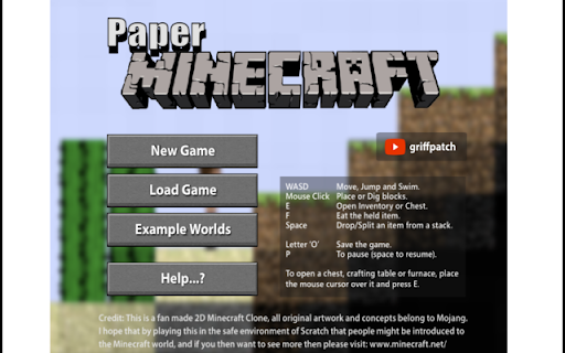 Paper Minecraft screenshot