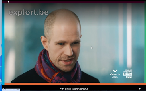 RTBF Auvio Ad Skipper screenshot