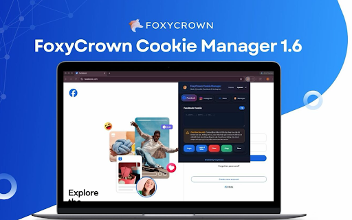 FoxyCrown Cookie Manager screenshot
