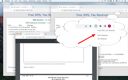 Free SMS, Fax Receiver screenshot