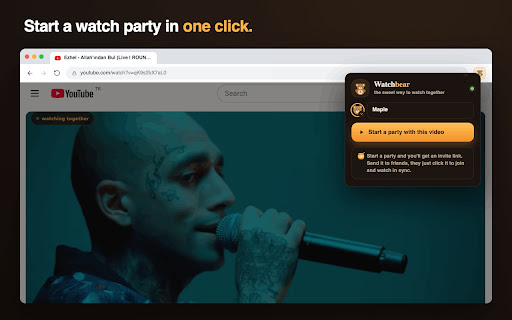 Watchbear: Watch Together & Watch Party Sync screenshot