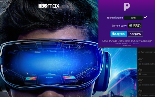 HBO Max Party: watch HBO together and chat [QVI] screenshot