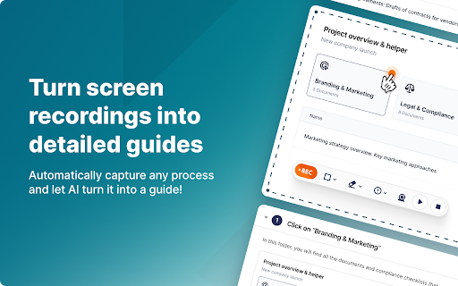 FuseBase Clarity - Capture Step-by-Step guides, SOP and tutorials screenshot