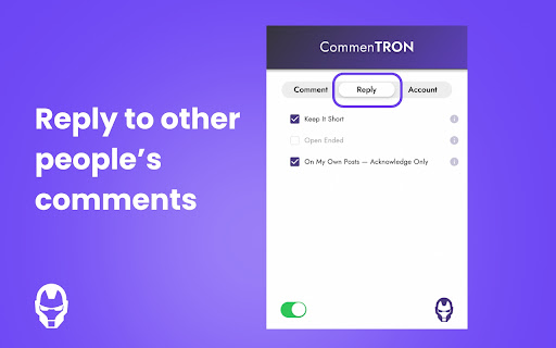 CommenTron — AI Booster for LinkedIn screenshot