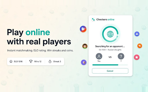 Checkers Online screenshot