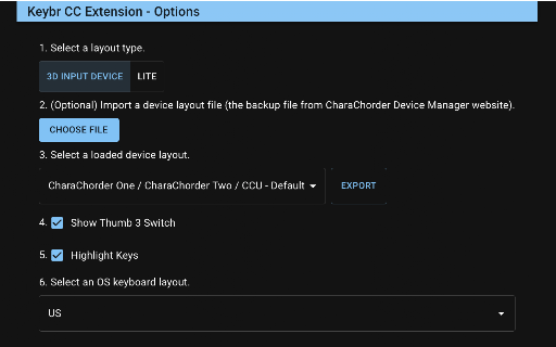 Keybr CC Extension screenshot