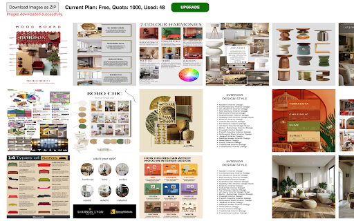 PInterest Image Downloader screenshot