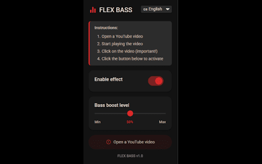 FLEX BASS for YouTube screenshot