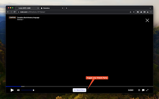 Mubi Watch Party screenshot