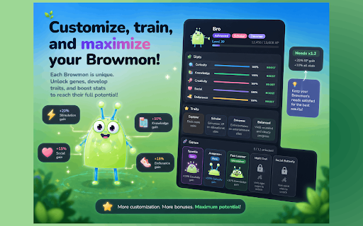 Browmi: Virtual Pet Browser Companion screenshot