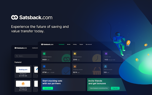 Satsback.com screenshot