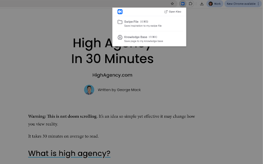 Kleo Assistant screenshot