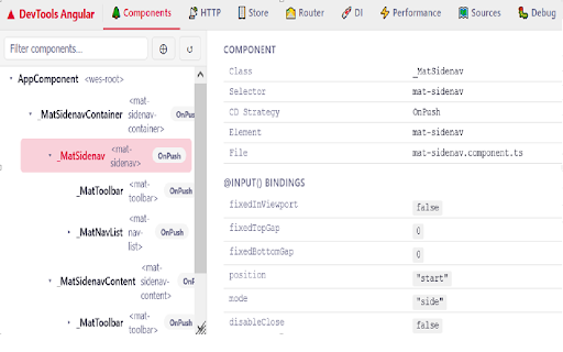 DevTools Companion for Angular screenshot