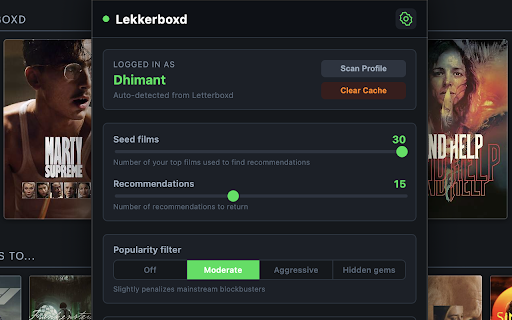 Lekkerboxd screenshot