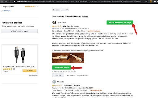 Import AliExpress/Amazon reviews to Woo screenshot