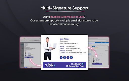 Email Signature Rescue - Browser Extension screenshot