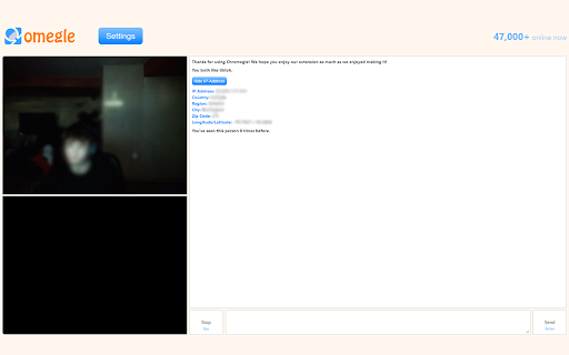 Chromegle - Omegle IP & Client screenshot