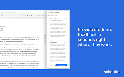 SchoolAI: AI for Schools. Teacher Tools, Student Spaces. screenshot