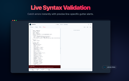 JSON Beautifier Pro screenshot