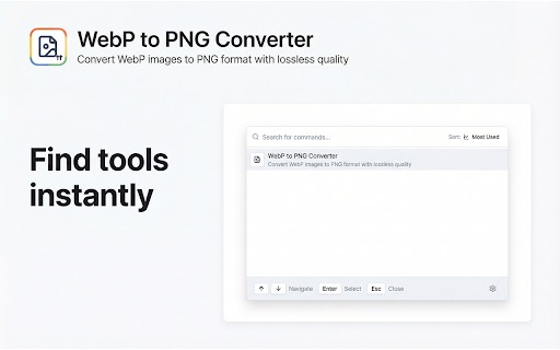 WebP to PNG screenshot