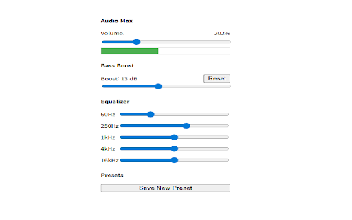 Audio Max screenshot