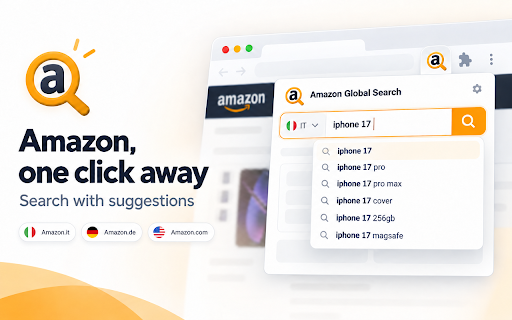 Amazon Global Search screenshot