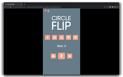 Circle Flip Game - HTML5 Game screenshot