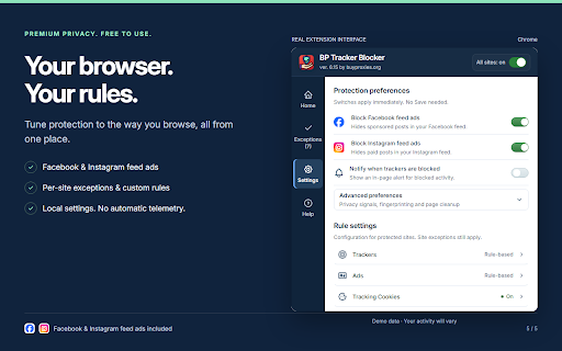 BP Tracker Blocker screenshot