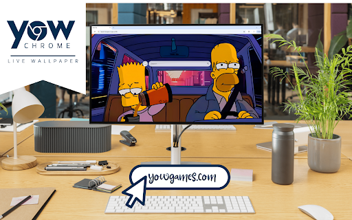 Simpsons Chill Drive Live Wallpaper screenshot