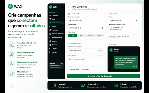 WAX - Your Sales Assistant for WhatsApp Web screenshot
