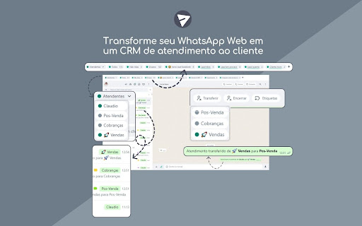 CRM multiatendimento Zap screenshot