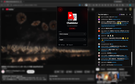Chatslator: Livestream Chat Translator screenshot
