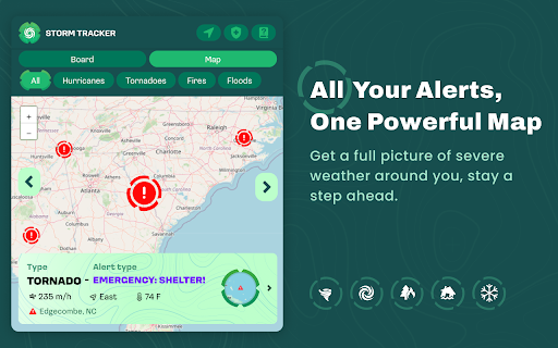 Storm Tracker: Hurricane & Tornado Alerts USA screenshot
