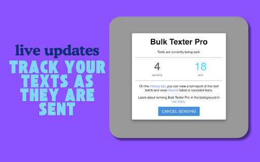 Bulk Texter Pro screenshot